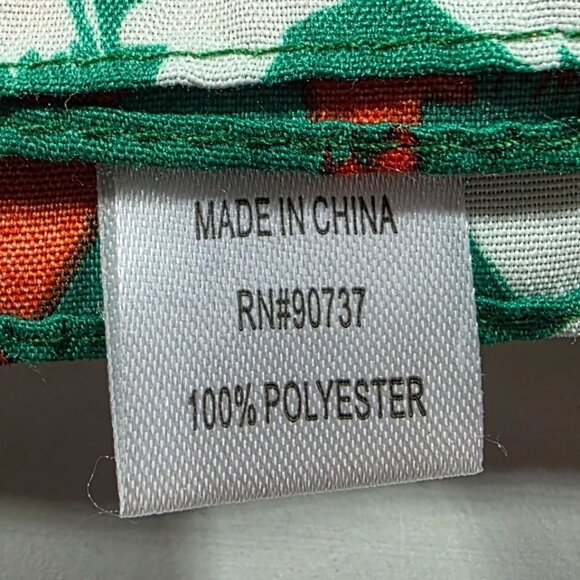 Italy Green Scarf Red White Pattern bandana italian - Picture 4 of 6